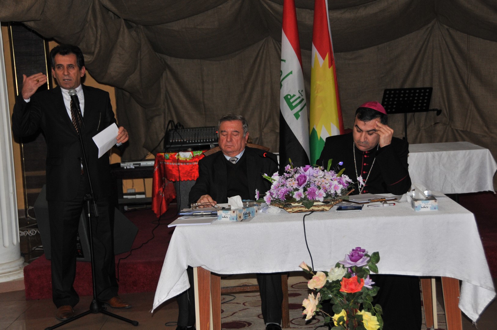 Bishop Bashar’s meeting with Ankawa institutions